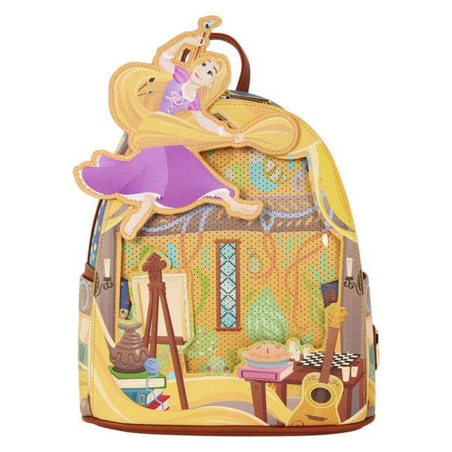Mini Backpack: Rapunzel painting - Tangled