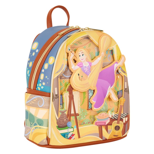 Mini Backpack: Rapunzel painting - Tangled