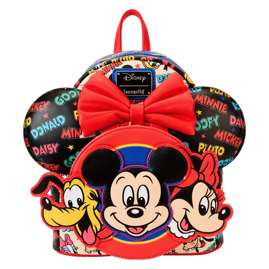 Backpack and Headband: Mickey and Friends