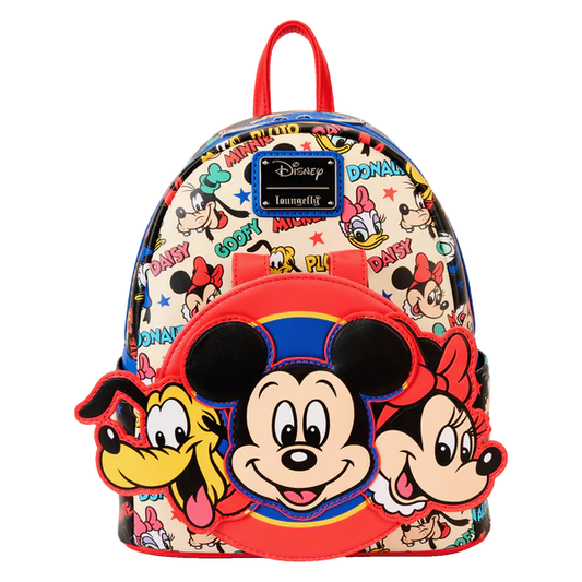 Backpack and Headband: Mickey and Friends