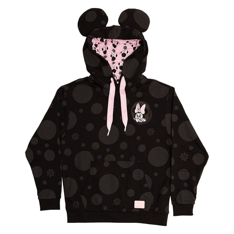 Hoodie: Floral Rock the Dots - Minnie