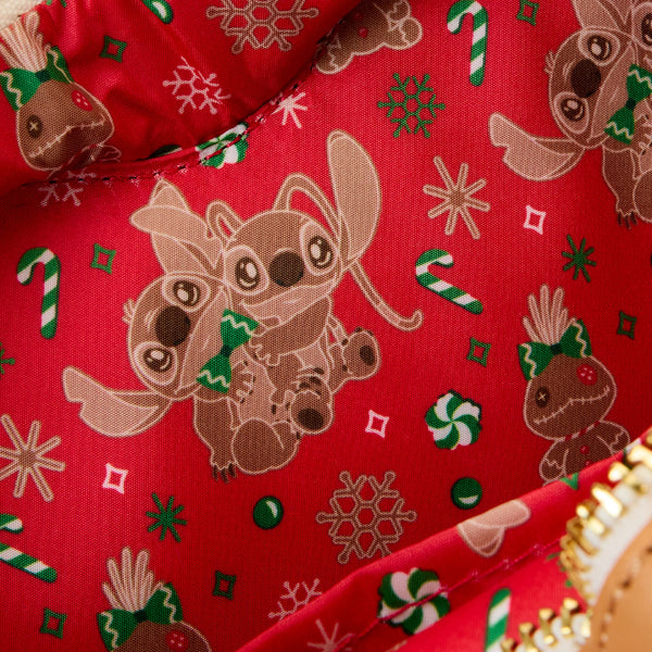 Schoudertas: Angel & Stitch - Peperkoek Hart