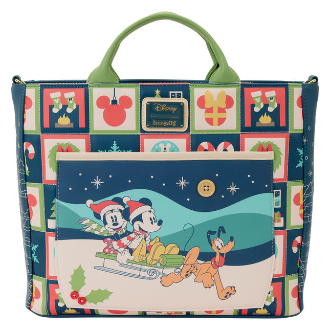Tote Bag: Mickey & Minnie "Holiday"