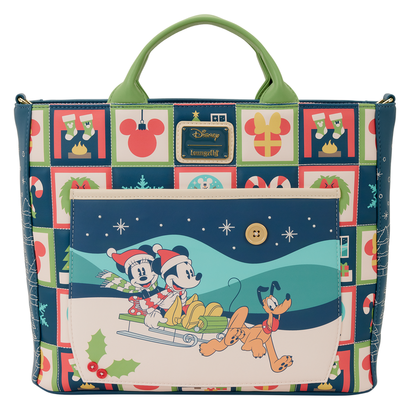 Tote Bag: Mickey & Minnie „Holiday“