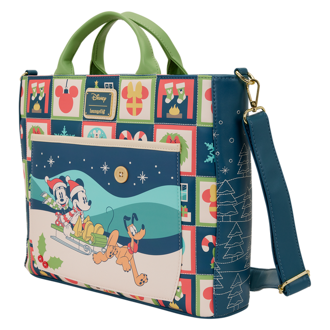 Tote Bag: Mickey & Minnie "Holiday"