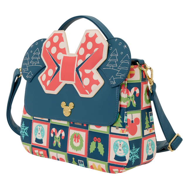 Crossbody Bag: Mickey & Minnie "Holiday"