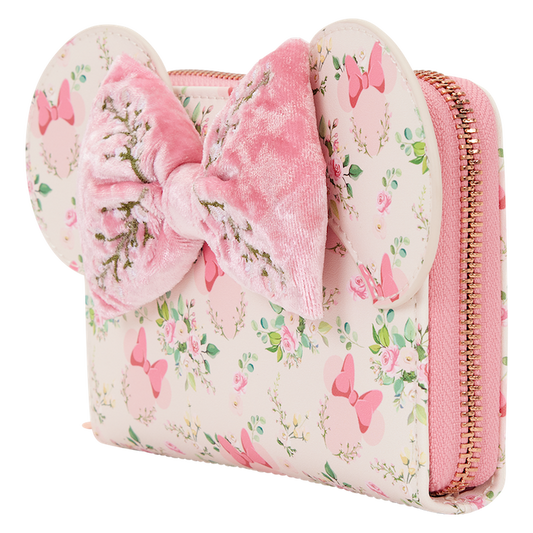 Geldbörse: Minnie Maus Blumen