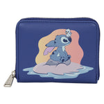 Portemonnaie: Stitch mit Vogel