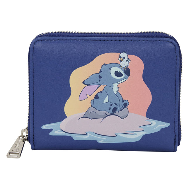 Portemonnee: Stitch Met Een Vogel