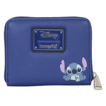 Portemonnaie: Stitch mit Vogel