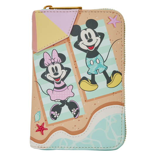 Geldbörse: Beach Fun - Mickey & Minnie