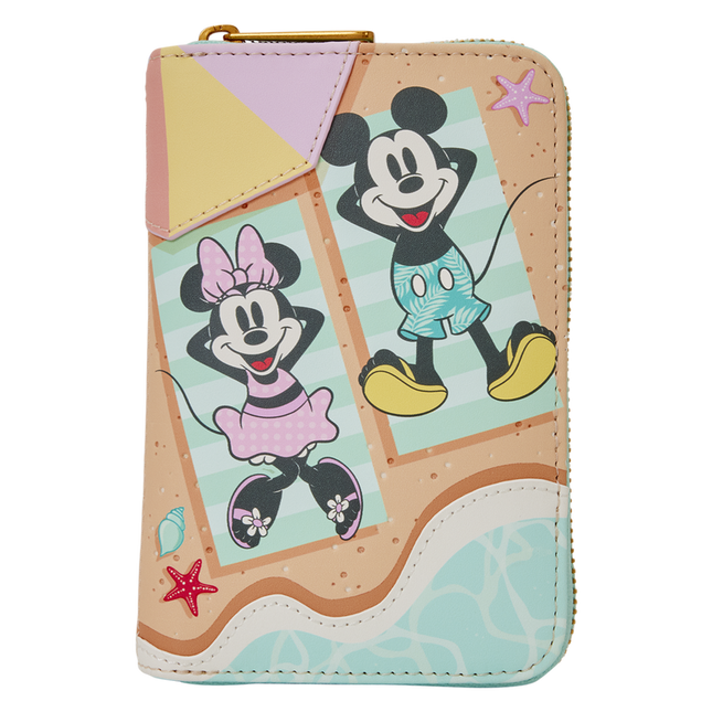 Portemonnee: Beach Fun - Mickey & Minnie