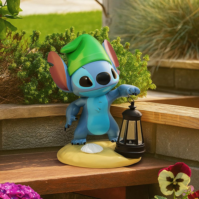 Gartenfigur: Stitch LunaGlo – Solarlampe für den Außenbereich 25,5 cm