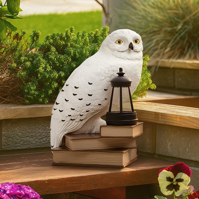 Gartenfigur: Hedwig LunaGlo - Outdoor Solarleuchte 26.3cm