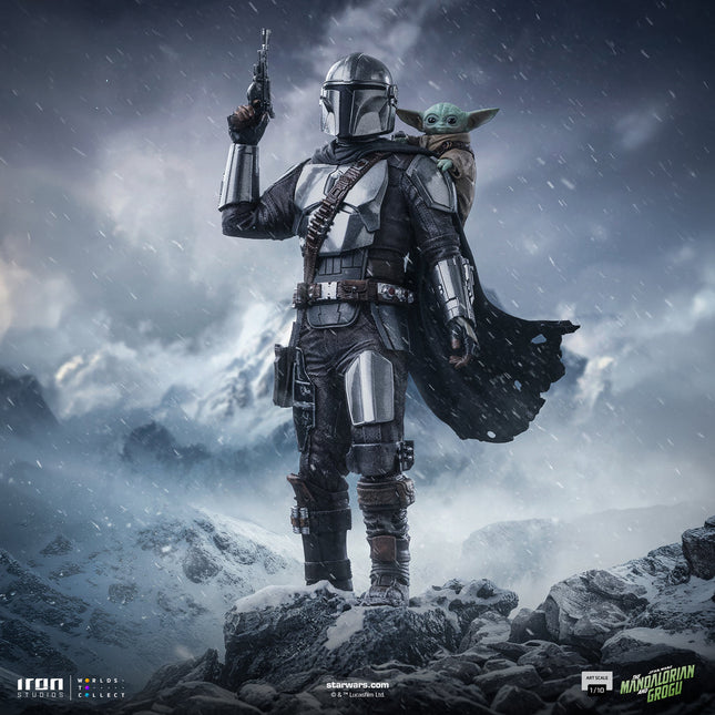 Figurine: The Mandalorian & Grogu - Art Scale Statue 1/10 The Mandalorian and Grogu 25 cm