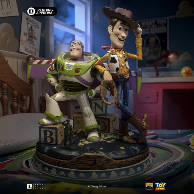 Figurine: Toy Story - Deluxe Art Scale - Statue 1/10 - Buzz & Woody