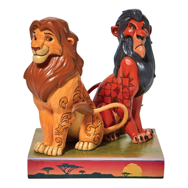 Figurine: Simba and Scar "The Proud and the Petulant"