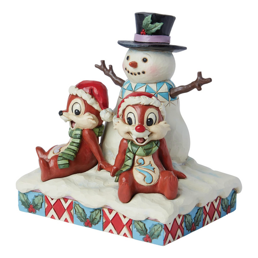 Figurine: Chip & Dale - Snowman