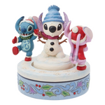 Figurine: Stitch & Angel - Snowy Shenanigans