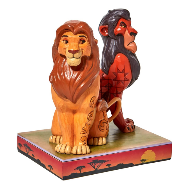 Figurine: Simba and Scar "The Proud and the Petulant"