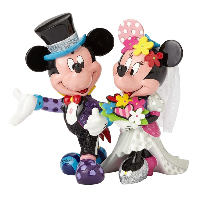 Figurine: Mickey & Minnie - Wedding By Britto