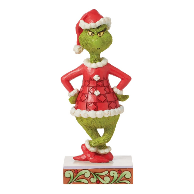 Figur: Grinch mit Händen in den Hüften
