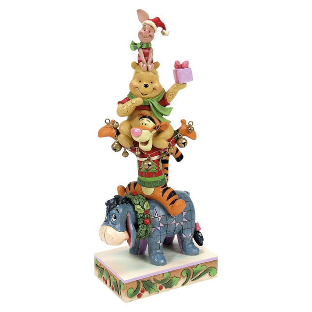 Figurine: Pooh & Friends - Christmas Stacked