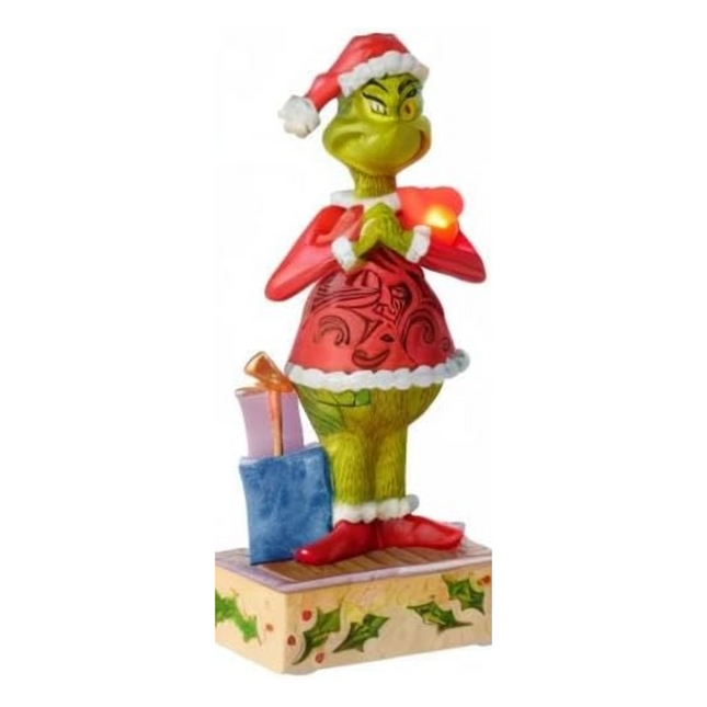 Figurine: Grinch - Blinking Heart