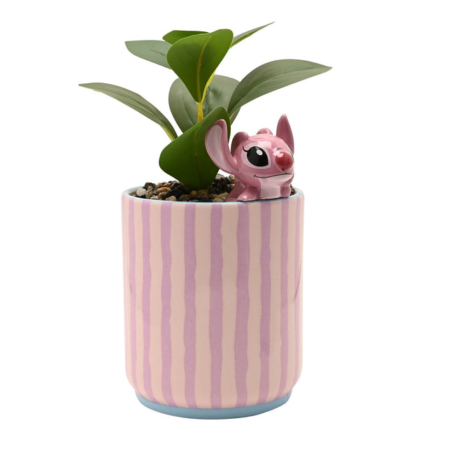 Plantenpot: 3D Angel en Nep Plant