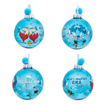 Kerstballen set: Alice In Wonderland 7 stuks