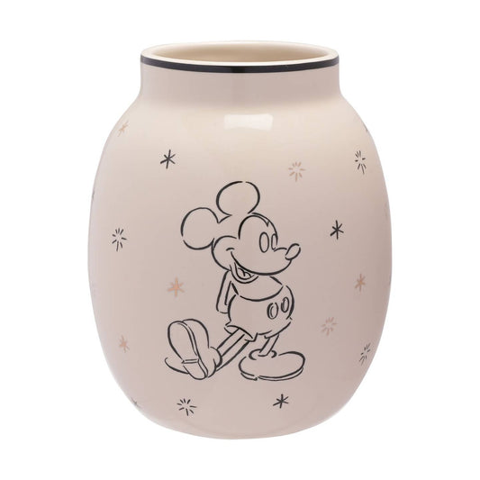 Vase: mit Goldfolie - Mickey