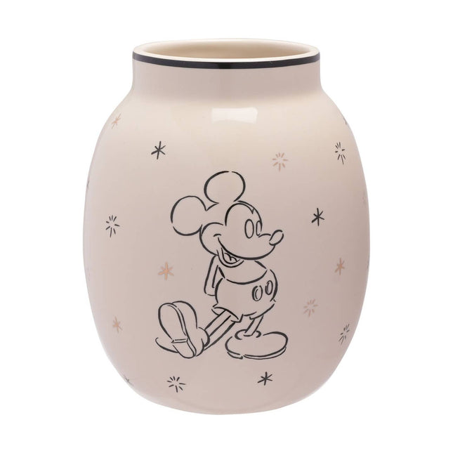 Vase: mit Goldfolie - Mickey