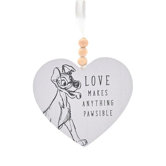 Plaquette: Love makes anything pawsible - Katten & Honden