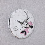 Wanduhr: Minnie – Silber