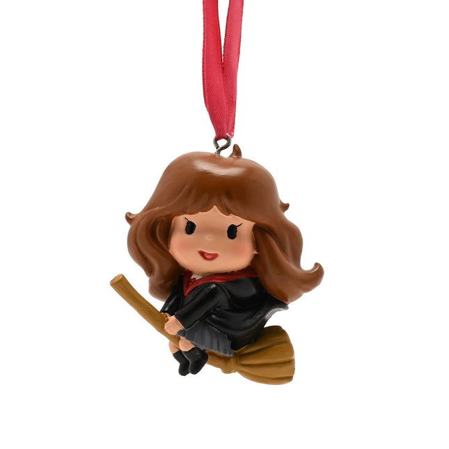 Ornament: Hermione on broom - Back to Hogwarts