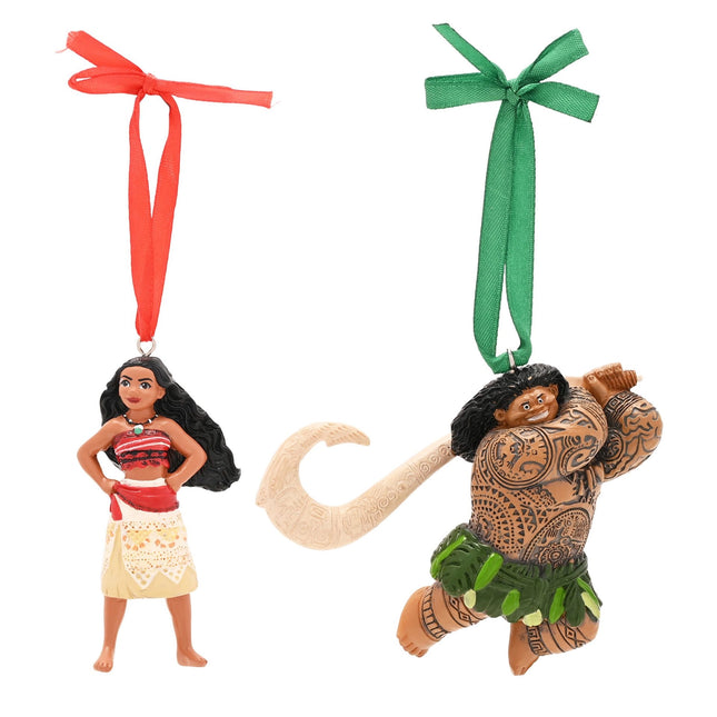 Hängedekoration 3D: Vaiana und Maui