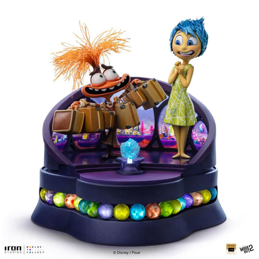 Figurine: Joy and Anxiety - Inside Out 2 - Deluxe Art Scale Statue - 1/10