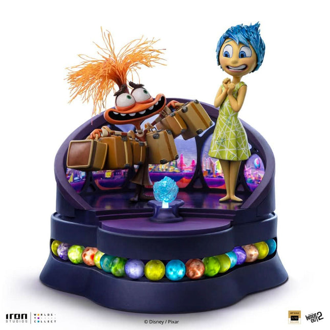 Figurine: Joy and Anxiety - Inside Out 2 - Deluxe Art Scale Statue - 1/10