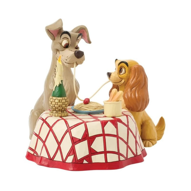 Figurine: Lady & the Tramp - Dinner for Two Spaghetti