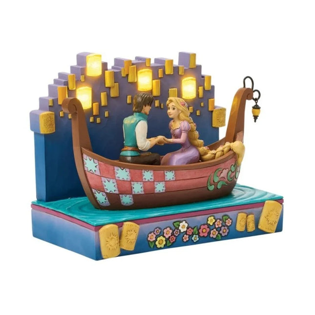 Figurine: Rapunzel - A Dream Come True (Tangled Boat with LED Lanterns)
