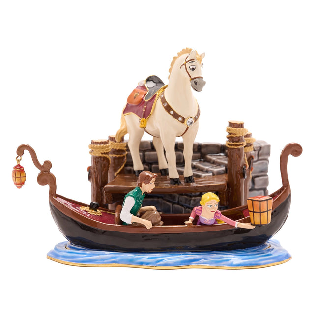 Figur: Rapunzel & Flynn - Disney Icon Maximus Szene Schmuckkästchen