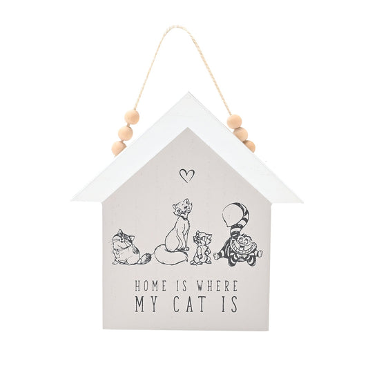 Plaquette: Home is where my cat is - Katten & Honden