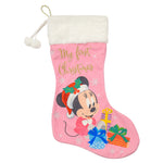 Minnie Mouse Christmas Stocking - My First Christmas