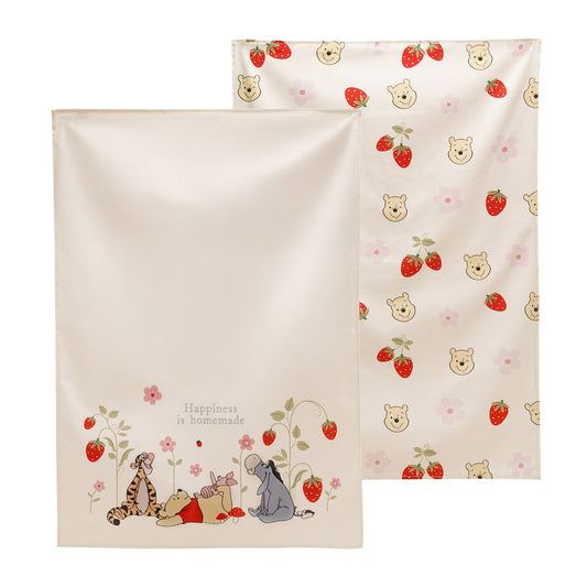 Theedoeken: Winnie de Pooh - set van 2