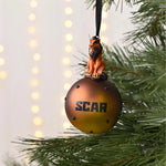 Hanging Ornament: Scar op glazen kerstbal