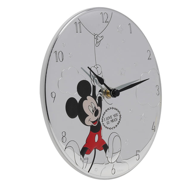 Wandklok: Mickey - Silver